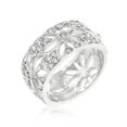 thumbnail image 1 of Crystal Floral Filigree Band- <b>Size :</b> 05, 1 of 1