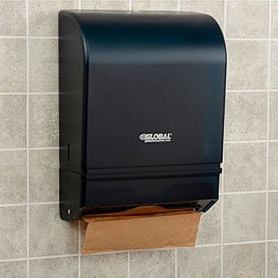 Global Industrial Folded Paper Towel Dispenser Smoke Gray