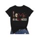 thumbnail image 1 of Love is all i Need Halloween Shirt Women Novelty Horror Movies T-Shirt Halloween Scary Graphic Short Sleeve Top, 1 of 7