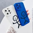 thumbnail image 6 of Compatible with iPhone 13 Pro Max Case, Cartoon Aesthetic Pattern Soft Silicone Shockproof Full Camera Lens Cute Case for iPhone 13 Pro Max 6.7" for Women Girl Blue, 6 of 14