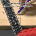 thumbnail image 3 of Carpenter Square with Retractable Foot Precisions Measuring Square Clear Scale for Stable & Accurate Angles Measurements, 3 of 11