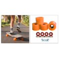 thumbnail image 6 of 4pcs 78A High Flexibility Quad Roller Skate Wheels with Bearings Installed Skateboard Wheels for indoor and outdoor Roller Skating Orange, 6 of 9