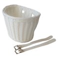 thumbnail image 2 of Meileang Bicycle Basket Large Capacity Strong Load-bearing Universal Simple Installation Hand-Woven Imitation Rattan Bike Handlebar Basket, 2 of 8