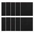 thumbnail image 1 of Furnish My Place Modern Indoor/Outdoor Commercial Solid Black Rug, Modern Area Rug, Baby Nursery Mat, Pet-Friendly Carpet for Living Room, Playroom, Made in USA, 2' x 2' Square - Set of 10, 1 of 6