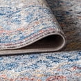 thumbnail image 5 of JONATHAN Y 8 x 10 Area Rug, Manisa Vintage Medallion - Ivory/Peacock Blue/Coral, RES103A-8, 5 of 8