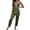 A-Green105, variant on Smooth Pajama Set for Women Spaghetti Strap Lace Trim Top Drawstring Waist Pants Romantic Sleepwear Loungewear Sets