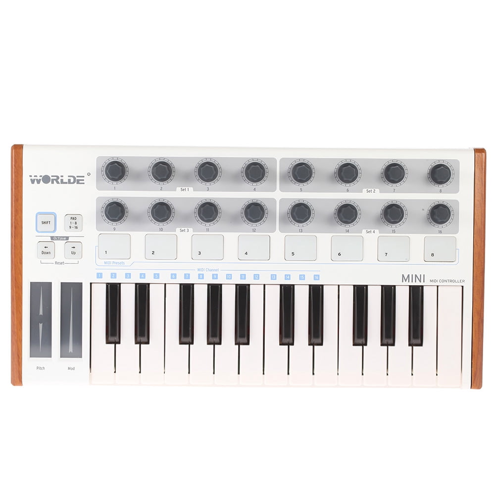 MIDI keyboard,Usb Midi Drum 25-key Usb Midi Drum Pad Professional 25-key Usbdi Buzhi And Synth Drum Rusuo Keyd Moweo Midi Mewmewcat Professional