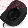 thumbnail image 4 of 2025 Latest Model Vintage Western Cowboy Hat for Men Outback Cowgirl Hat M/L, 4 of 5
