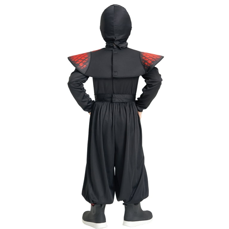 HalloweenCostumes.com Medium Stealth Shinobi Ninja Costume for Adults, Black