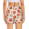 thumbnail image 4 of Fotbe Strawberries Womens High Waist Running Shorts Athletic Workout Quick Dry Shorts for Women with Pockets Gym Yoga Summer Shorts-Large, 4 of 9