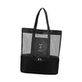 thumbnail image 4 of Bolso de playa de malla, bolso de playa ligero, multifuncional, bolso deportivo, bolso de hombro para aperitivos, piscina, mujeres y hombres, fiesta, 4 of 8