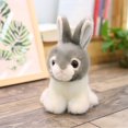 thumbnail image 1 of Simplmasygenix Mini conejos de peluche realistas lindos simulación conejo muñeca de peluche muñeca pequeña conejo blanco niña corazón cumpleaños regalo del día del niño, 1 of 1