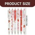 thumbnail image 3 of 6 PCS Cute Strawberry Press Gel Pen 6PCS Cute Strawberry Gel Pens - Black Ink, Retractable, 0.5mm, Nice Gifts, Cute Office Schǒ-ǒl Supplies, Gifts for Women stǔdənts Nurses Teachers Coworker, 3 of 9