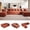 Rust, variant on BEHOST 130" 6-Piece Modular Sectional Sofa with 2 Movable Ottomans, U-Shaped Cloud Couch for Living Room, Modern Chenille Deep Seat Sofa Set, Flexible Oversized Sleeper Couches, Christmas Rust Red