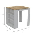 thumbnail image 4 of TUHOME Tanna Kitchen Island In Multi-Color - Engineered Wood, 4 of 6