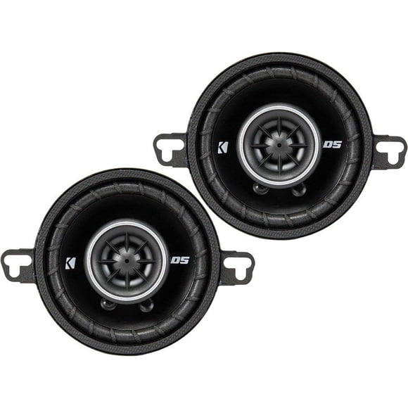 Par de Parlantes KICKER DSC3504 3.5" 30W Coaxiales de 2 Vías
