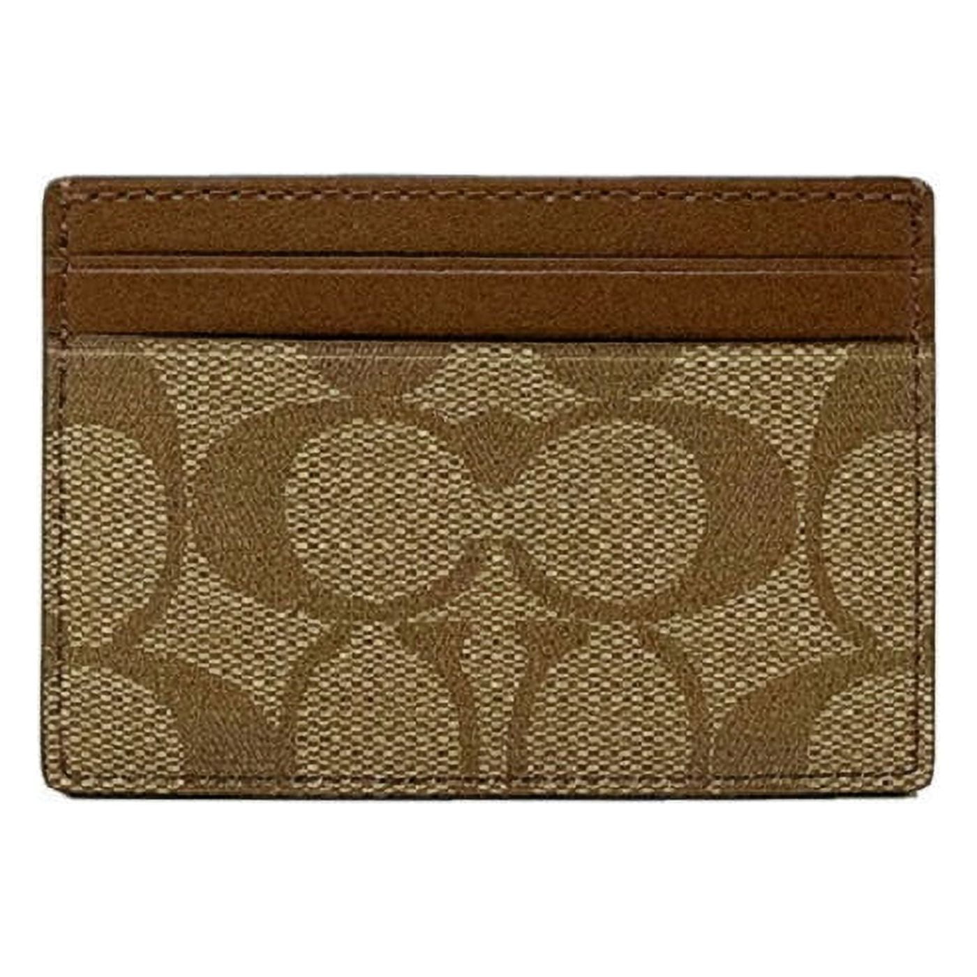Coach Multifunction Card Case in Signature Canvas