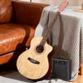 thumbnail image 3 of Ktaxon 41" Cutaway Acoustic Electric Guitar Kit with 15W Amp, Gig Bag & Tuner – Ash Top, Sapele Body, for Beginners & Teens, 3 of 6