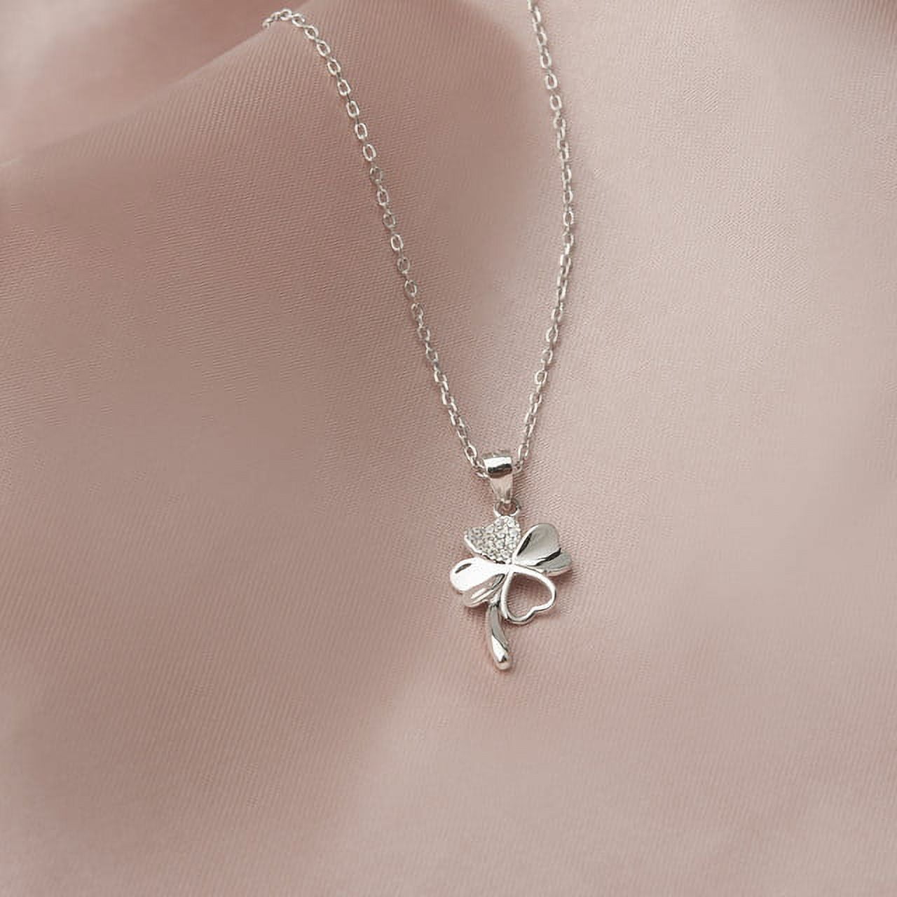 Personalized Best Friend Gifts - Gifts for BFF - Best Friend Necklace - Custom Gifts for Friends - Friendship Necklace - Sterling Silver Clover necklace