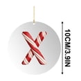 thumbnail image 2 of Bdday 26 Letter Ornament Cane Candy Letter Ornament, 2 of 5