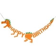 thumbnail image 2 of Dinosaur Themed 118" Dino Shape Flag Party Baby Shower Kids Boys Dinosaur Birthday Party Decoration, 2 of 8