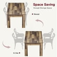 thumbnail image 2 of QinaQin 71 Inch Farmhouse Kitchen Dining Table for 6-8, Rectangular Wooden Table with Reinforced Base, 2 of 8