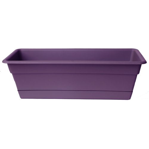 Bloem Dura Cotta Plastic Window Box Planter (Set of 12)