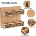 thumbnail image 4 of Tea Bag Holder - Wall Mounted Tea Organizer with 6 Compartments for Table or Wall, 4 of 6