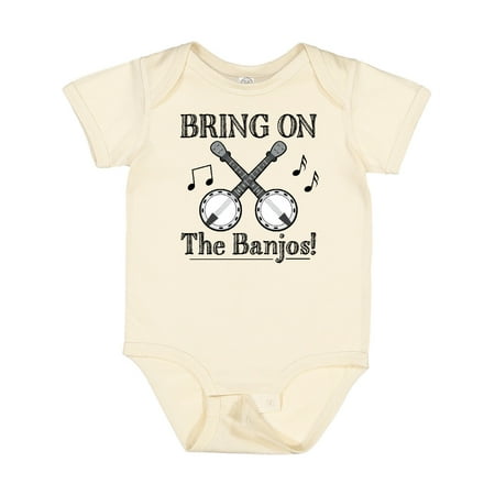 

Inktastic Banjo Music Bluegrass Gift Baby Boy or Baby Girl Bodysuit