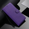 thumbnail image 3 of Retro Solid Color Wallet Case for Xiaomi Redmi 10C, Business Fashion PU Leather w/Kickstand with Card Holder Flip Phone Cover for Xiaomi Redmi 10C CS Violet, 3 of 14