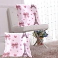 thumbnail image 6 of Valentine Effiel Tower with Bows Hearts Throw Pillow Covers Pillowcases 16 x 16 Inch Home Decor 2 Packs for Bedroom Sofa, 6 of 6