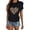 Z1 Black, variant on Womens Cherry Leopard Graphic Tee Short Sleeve Crewneck Letter Print T-Shirt Trendy Summer Fruit Pattern Top Casual Fashion Shirt