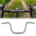thumbnail image 6 of amleso Mountain Bike Riser Handlebar Universal 23.6inch Long Sturdy Diameter 25.4mm Replace Parts Aluminum Alloy Accessory Silvery, 6 of 10