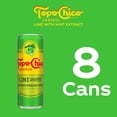 thumbnail image 5 of Topo Chico Sabores Lime with Mint Extract Flavored Sparkling Water Cans, 12 fl oz, 8 Pack, 5 of 16