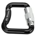 thumbnail image 1 of Climbing Carabiner, Wide Applications 20KN Large Locking Carabiner Clips  For Camping Red,Black, 1 of 8
