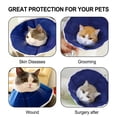 thumbnail image 4 of Pet Elizabethan Collars Anti-licking Anti-bite Soft Nonwoven Fabric Cat Dog Recovery Collar Protective Cone, 4 of 7