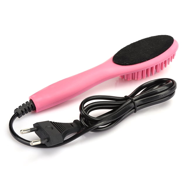 Peine alisador de cabello eléctrico Sincero calentamiento rápido rosa 220 V