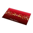 thumbnail image 2 of KOYPTL Christmas Pendants Door Mat Outdoor,Merry Christmas Welcome Mats for Front Door, Christmas Poinsettia Non Slip Holiday Red Doormat Indoor Entryway Floor Rug for Entrance Outside Home, 2 of 6