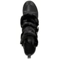 thumbnail image 3 of Dolce Vita Neft Lug Sole Combat Moto Boot Black Vegan Buckle Moto Ankle Booties (Black, 6), 3 of 4