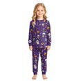 thumbnail image 2 of 5-6 Years Tween Girls Short Sleeve Print Shirts Tops Pants Outfits Pajama Set Girls Pj Sets For Girls, 2 of 9