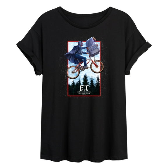 E.T. The Extra Terrestrial - We're Going On A Ride - Juniors Ideal Flowy Muscle T-Shirt