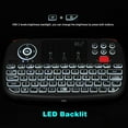thumbnail image 7 of Rii i4 Mini Bluetooth Keyboard with Touchpad, Blacklit Portable Wireless Keyboard with 2.4G USB, 7 of 7