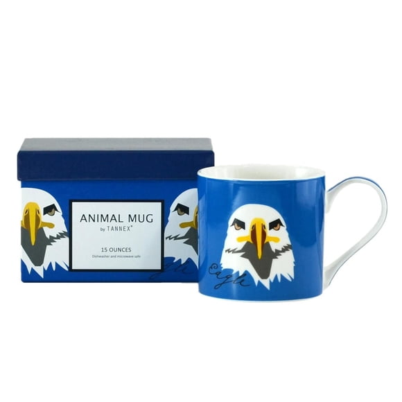 Eagle Animal Mugs with Gift Box, Set of 4