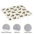 thumbnail image 4 of Naloa Chickens And Flowers Dish Drying Mat for Kitchen Counter, Heat Resistant Drainer Mats, Absorbent Draining Mat,Dish Rack Pad,16"x18", 4 of 8