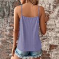 thumbnail image 4 of TRUBKH Camisole Tops for Women Spaghetti Strap Tank Top Crop Tank Tops for Women Long Tank Tops for Women V Neck Lace Lace Fashionable Camisole Vest Crop Tank Tops for Women Light Violet S, 4 of 6