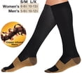 thumbnail image 2 of Penkiiy High Socks for Men Women Men Compression Socks Are Best For Running Sports Stockings Socks Black Socks, 2 of 9