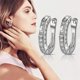 thumbnail image 2 of Pendientes De Aro Pequeños Para Mujer, Pendientes De Cristal, Pendientes De Moda, Regalo De Joyería De Fiesta Para Mujer 1 Par Eigraketly AP007669-01, 2 of 6
