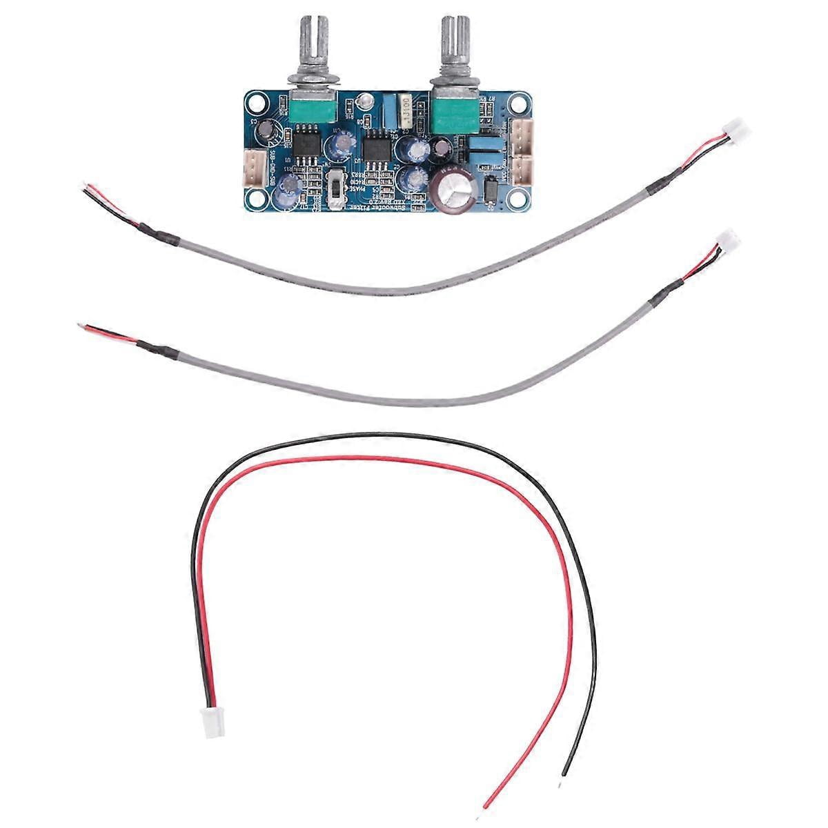 Low Pass Filter Bass Subwoofer Preamp Amplifier Board Single Power DC 9 ...