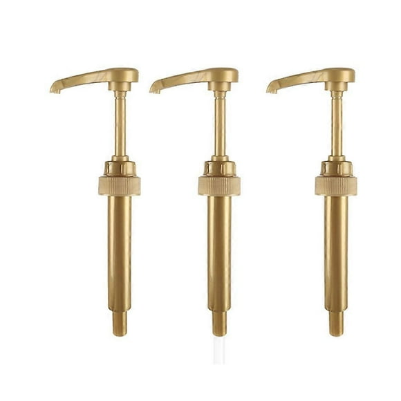 3 Pcs Coffee Milk Tea Dispenser Syrup Pump Black Liquid Dispenser for Syrup Juice Bottle Dispenser Pump