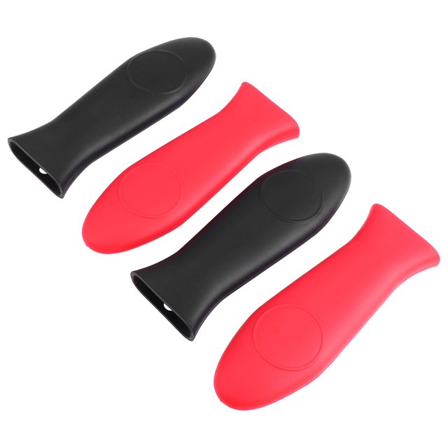 HORIALENCE 4Pcs Heat-Resistant Pot Handle Covers for Pans and Pots Home Users 6.5x2x0.4in